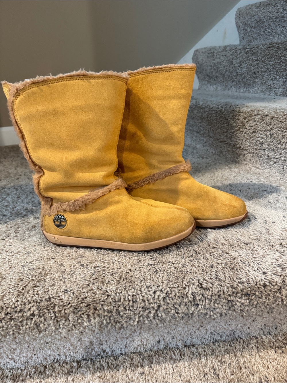 EUC Timberland Mukluk Fur-Lined Boots size 9W